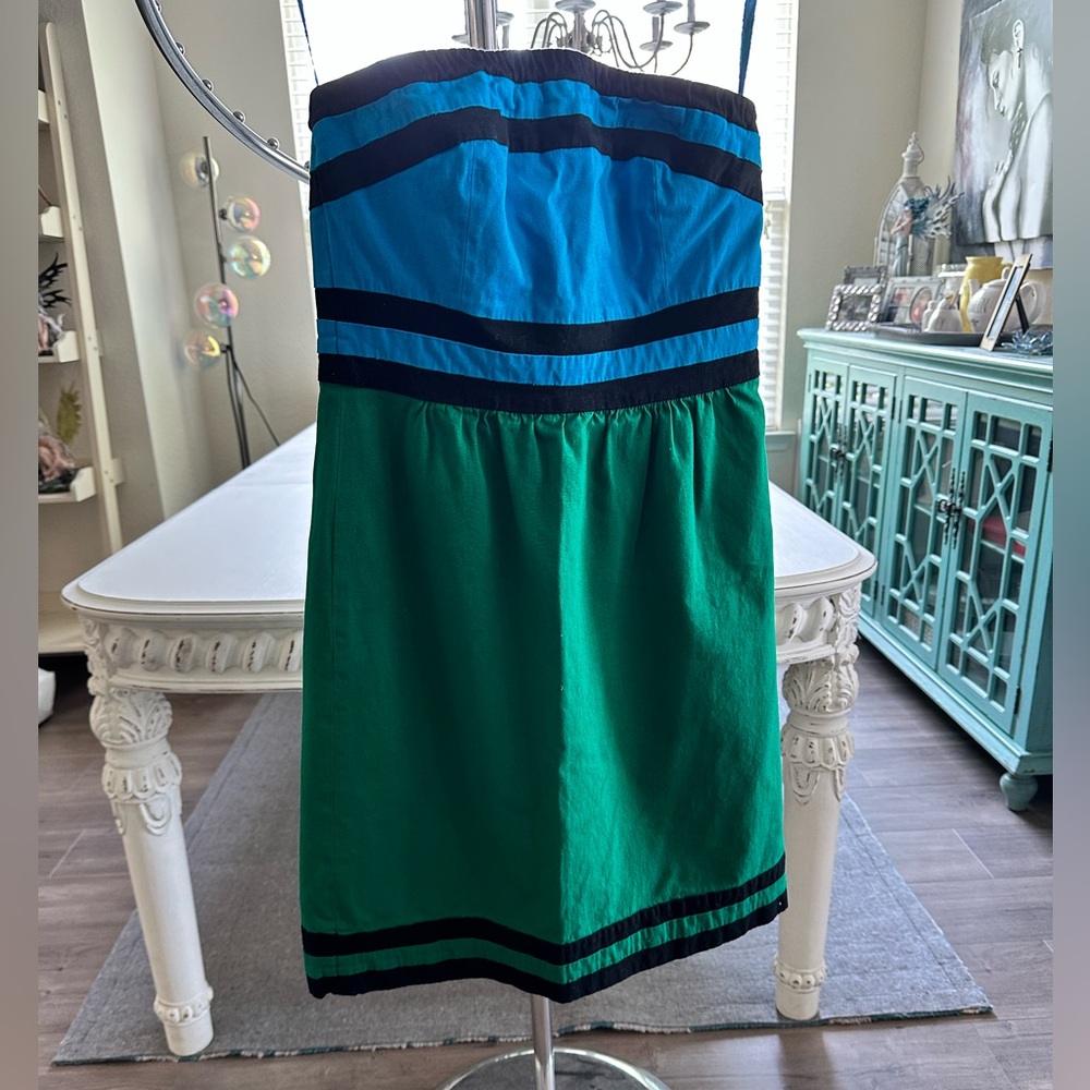 THE LIMITED SIZE:4 BLUE & GREEN DRESS!